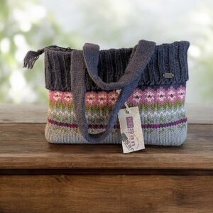 Kusan Wool Box Bag NWT